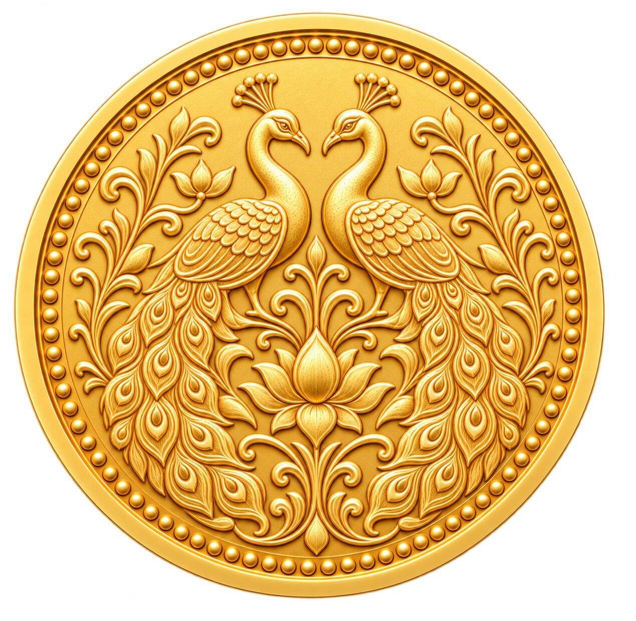 22 KT GOLD COIN MODEL 10
