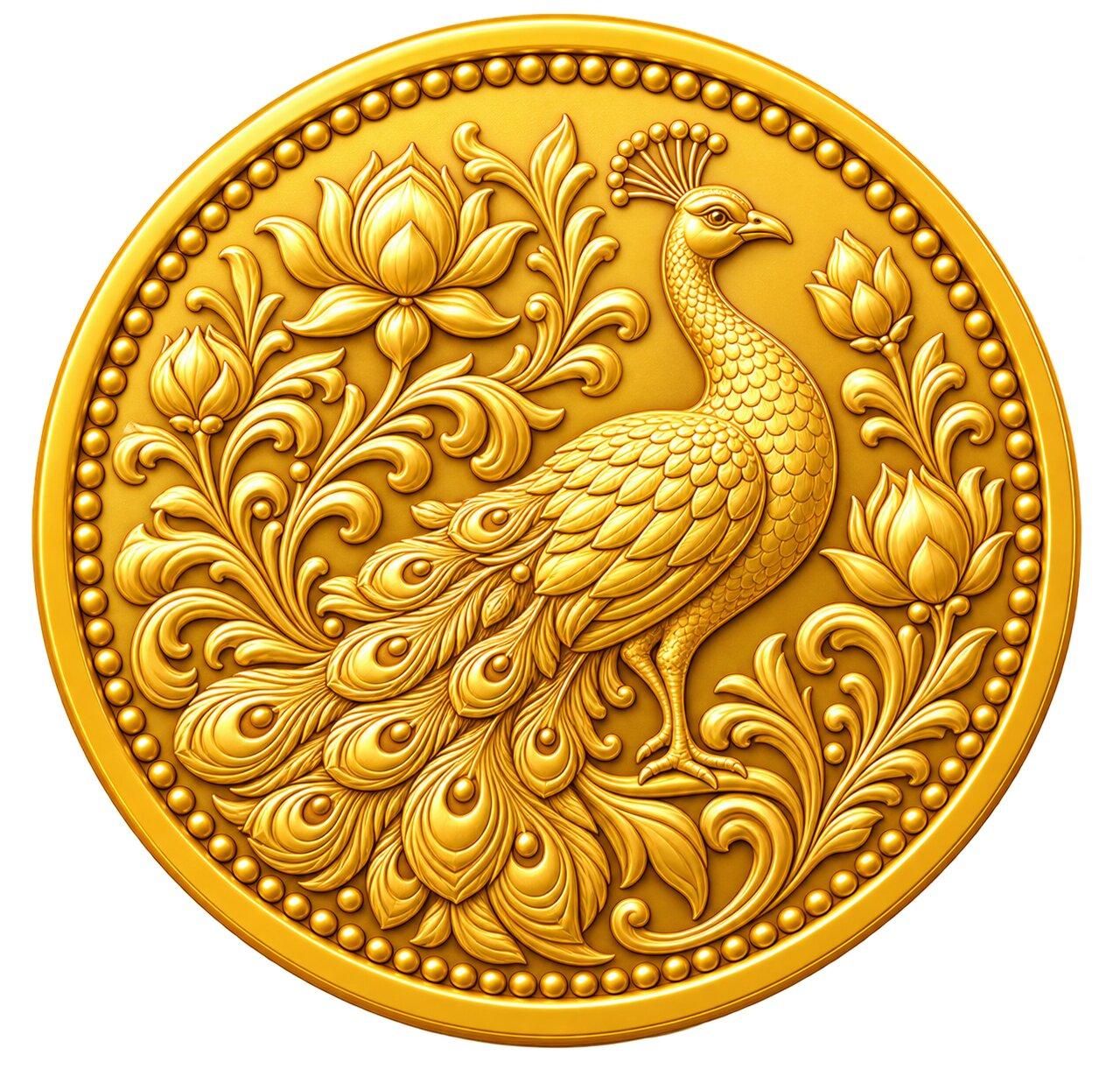 22 KT GOLD COIN MODEL 2