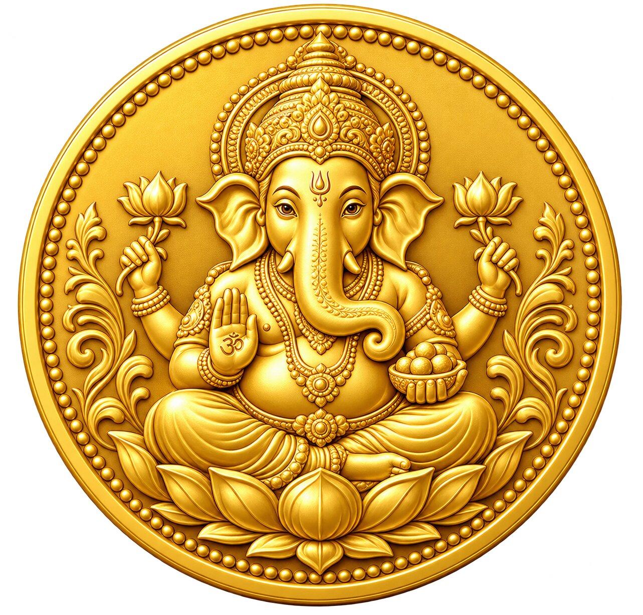22 KT GOLD COIN MODEL 3