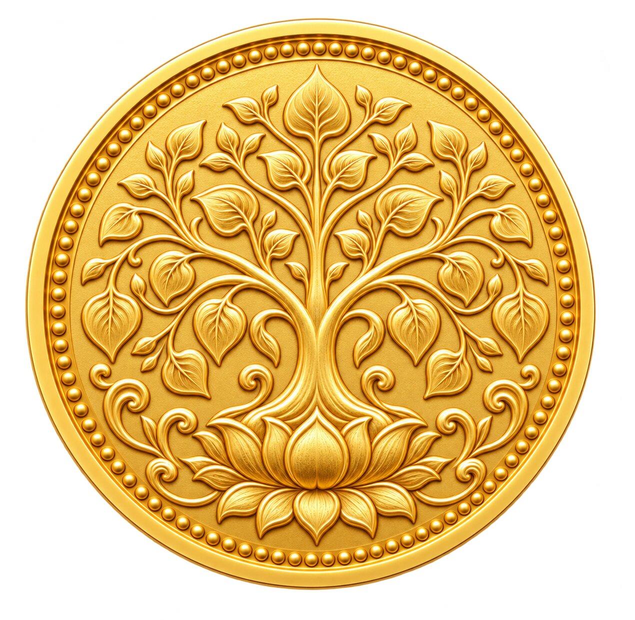 22 KT GOLD COIN MODEL 8